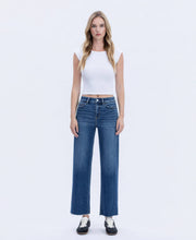 Load image into Gallery viewer, FLYING MONKEY - HIGH RISE TROUSER PRESS WIDE LEG JEANS F6327