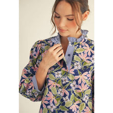 Load image into Gallery viewer, Navy Floral Top