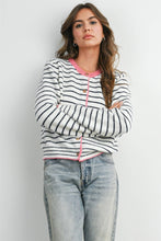 Load image into Gallery viewer, BUTTERMELON - Sailor Stripe Cardigan-BMC8385