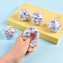 Load image into Gallery viewer, Sparkling Extras - Pearl stress Ball Squishy Squeeze Toy Fidget Toy