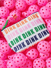Load image into Gallery viewer, Shiraleah - "DINK DINK DINK" LARGE ZIP POUCH, MULTI