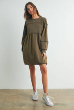 Load image into Gallery viewer, BUTTERMELON - Fall Full Sleeve Winter Mini Dress - BMD7507