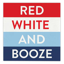 Load image into Gallery viewer, Slant Collections by Creative Brands - Beverage Napkins - Red White And Booze - 20ct