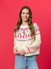 Load image into Gallery viewer, Shiraleah - FAIR ISLE DOUBLE KNIT BOXY SWEATER