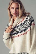 Load image into Gallery viewer, Nordic Fair Isle Knit Sweater