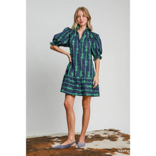 Load image into Gallery viewer, STYLE USA - Ribbon Scalloped Mini Dress