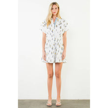 Load image into Gallery viewer, Short Sleeve Sailboats Pattern Dress