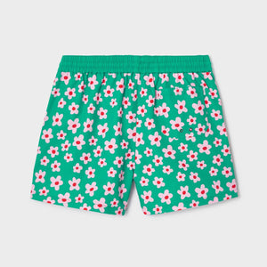 BILLYBELT - Flowers 100% recycled polyester swim shorts