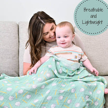 Load image into Gallery viewer, LollyBanks - Hole In One Golf Baby Muslin Swaddle Blanket