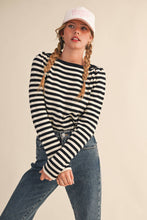 Load image into Gallery viewer, Striped Boatneck Sweater