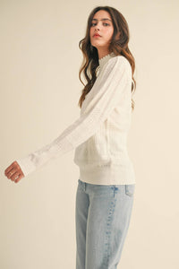 Lightweight Mockneck Sweater