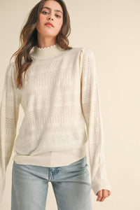 Lightweight Mockneck Sweater