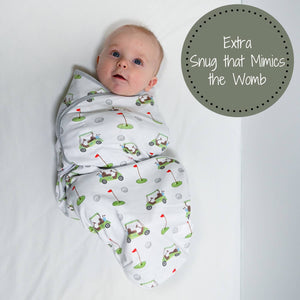 Golf A Round Baby Sleep Swaddle 100% Organic Cotton