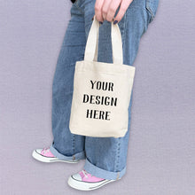 Load image into Gallery viewer, Sockprints - Mini Canvas Bag- Add Your Own Design