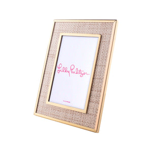 Lilly Pulitzer - Medium Picture Frame, Raffia Mat