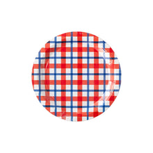 Load image into Gallery viewer, My Mind’s Eye - PLTS365C-MME - Americana Plaid Paper Plate