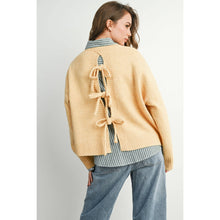 Load image into Gallery viewer, BUTTERMELON - Tie-back Sweater - BMW7815