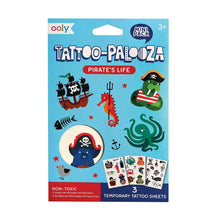 Load image into Gallery viewer, OOLY - Tattoo Palooza: Mini Temporary Tattoos - Pirate's Life (3 Sh