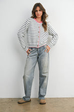 Load image into Gallery viewer, BUTTERMELON - Sailor Stripe Cardigan-BMC8385