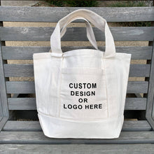 Load image into Gallery viewer, Sockprints - Mini Iconic Shopping Bag with Trim - Add Your Own Design