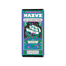 Load image into Gallery viewer, Seattle Chocolate Presents Maeve - San Juan Salted Toffee Truffle bar