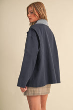 Load image into Gallery viewer, Utility Jacket with Corduroy Collar - Rosewood Pink