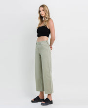 Load image into Gallery viewer, Vervet by Flying Monkey High Rise Wide Leg Jeans - Swamp