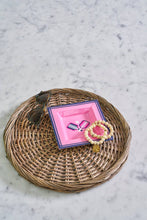 Load image into Gallery viewer, Jaye's Studio - Pickleballs Enameled Tori Trinket Tray - Pink &amp; Navy