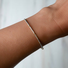 Load image into Gallery viewer, Lenny &amp; Eva - Confetti Beaded Bangle-Silver, Adjustable  Bracelets