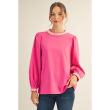Load image into Gallery viewer, Crinkled Top - Hot Pink