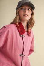 Load image into Gallery viewer, Utility Jacket with Corduroy Collar - Rosewood Pink