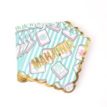 Load image into Gallery viewer, Mahjong Stripe Paper Beverage Napkin Packs