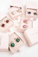 Load image into Gallery viewer, Violet &amp; Brooks - Bow Tie Crystal Post Earrings