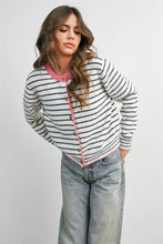 Load image into Gallery viewer, BUTTERMELON - Sailor Stripe Cardigan-BMC8385