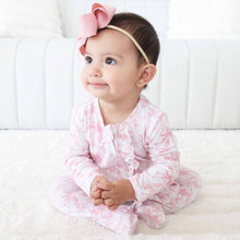 Load image into Gallery viewer, Fancy Frills Ruffle Zipper Footie