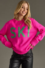 Load image into Gallery viewer, Panache Apparel Co. - Bright Pink Ski Sweater