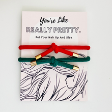Load image into Gallery viewer, Tiny Gift Society - Really Pretty Double Elastic Hair Tie - Hair Accessory Card