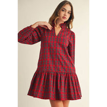 Load image into Gallery viewer, Red Plaid Dress