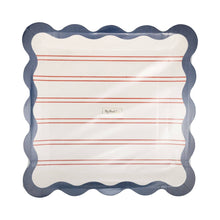 Load image into Gallery viewer, My Mind’s Eye - HAM1244 - Red Stripes Paper Plate - 11"