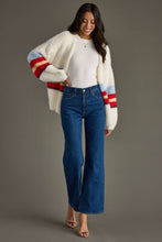 Load image into Gallery viewer, Ivory Striped Cardigan
