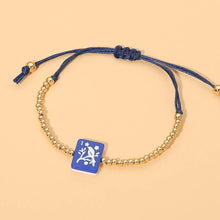Load image into Gallery viewer, Sensibling Corp. - Decorative Mahjong Charm Beaded Adjustable Cinch Pull Tie Bracelet