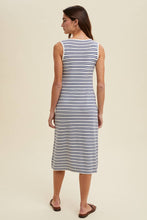 Load image into Gallery viewer, Striped Tank Sweater Midi Dress