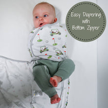 Load image into Gallery viewer, Golf A Round Baby Sleep Swaddle 100% Organic Cotton