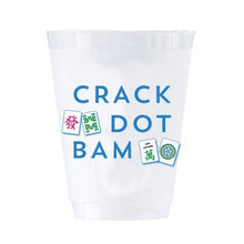 Load image into Gallery viewer, Mahjong Crack Dot Bam Shatterproof Cups