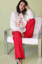Load image into Gallery viewer, Bailey Rose - Sailboat Knit Fuzzy Sweater