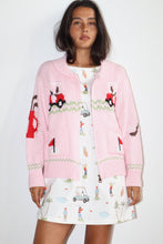 Load image into Gallery viewer, Hole In One Intarsia Zip Sweater