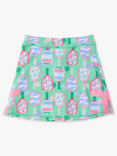 Load image into Gallery viewer, Girls Pickleball Paddle Party Active Bow Skort