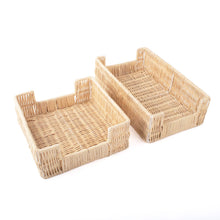 Load image into Gallery viewer, Natural Rattan Guest Towel Tray