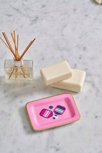 Load image into Gallery viewer, Pickleballs Enameled Laney Tray - Light Pink