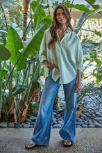 Load image into Gallery viewer, By Together - L8287 | Woven Cotton Polyester Striped Buttondown Shirt